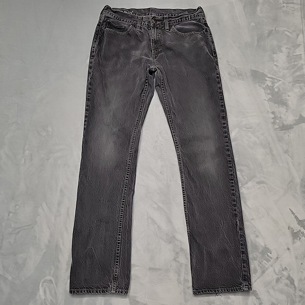 Bull Head Jeans Men 32x32 Faded Black Dillon Skinny Casual Skate Retro Y2K Pants